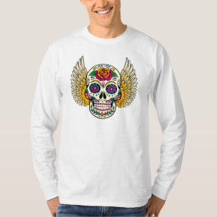 Winged Candy Skull T - Shirt