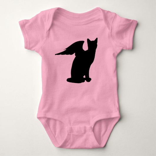 Winged Cat Baby T - Shirt (Vorderseite)