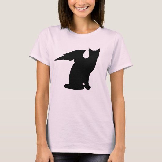 Winged Cat T - Shirt (Vorderseite)