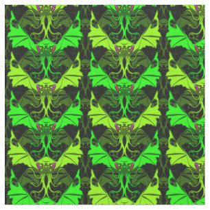 Winged Cthulhu Stoff