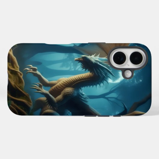 Winged Draco Case-Mate iPhone Hülle (Rückseite (Horizontal))