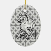Winged Dragon Keramik Ornament (Vorne)
