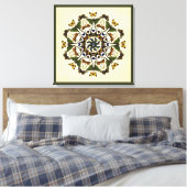 Winged Earth Butterfly Kaleidoskop Leinwand (Insitu (Schlafzimmer))