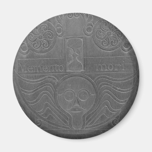 Winged Effigy Magnet Momento Mori (Vorne)