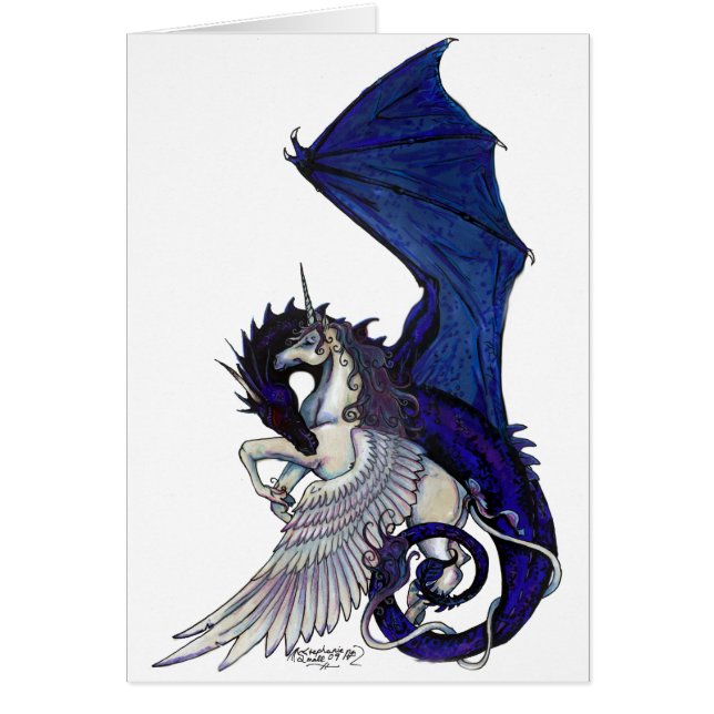 WINGED Einhorn und Drache (Vorne)