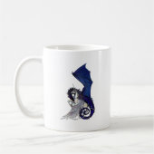 WINGED Einhorn und Drache Kaffeetasse (Links)