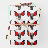 Winged Elephants Wrapping Paper Geschenkpapier Set (Beispiel)