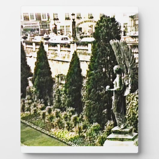 Winged Engels-Statue-Bad England 1986 snap-11737a Fotoplatte (Vorderseite)