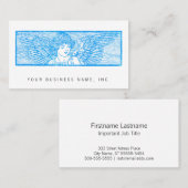 Winged Engels-Verzierungs-Briefbeschwerer-Art Visitenkarte (Vorne/Hinten)