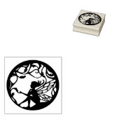 Winged Fairy Gummistempel (Stempel)