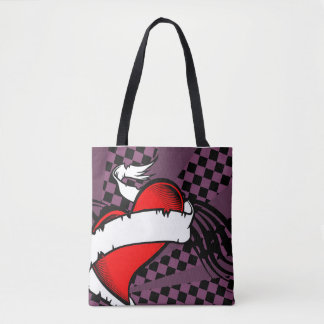 winged fashion heart tasche