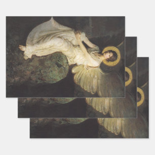 Winged Figure Seated Upon a Rock von Abbott Thayer Geschenkpapier Set