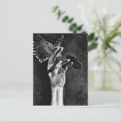 Winged Fingers Artwork - "Reclaim" Postkarte (Stehend Vorderseite)