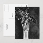 Winged Fingers Artwork - "Reclaim" Postkarte (Vorne/Hinten)