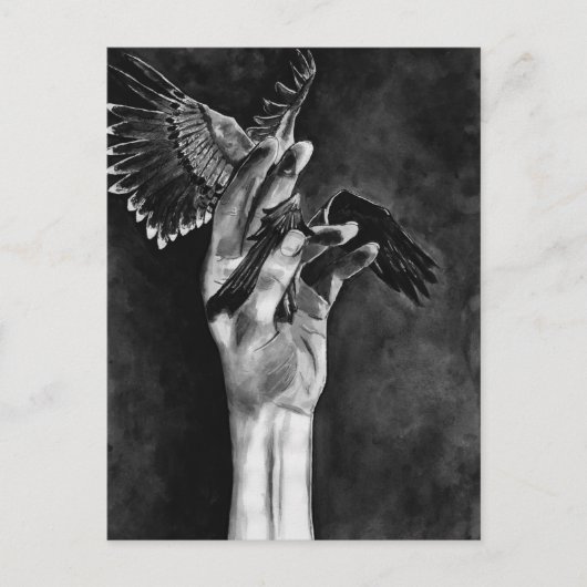 Winged Fingers Artwork - "Reclaim" Postkarte (Vorderseite)