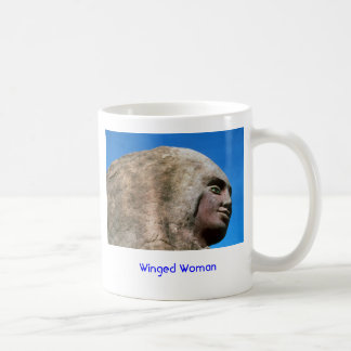 Winged Frau (Gesicht) /Mug Kaffeetasse