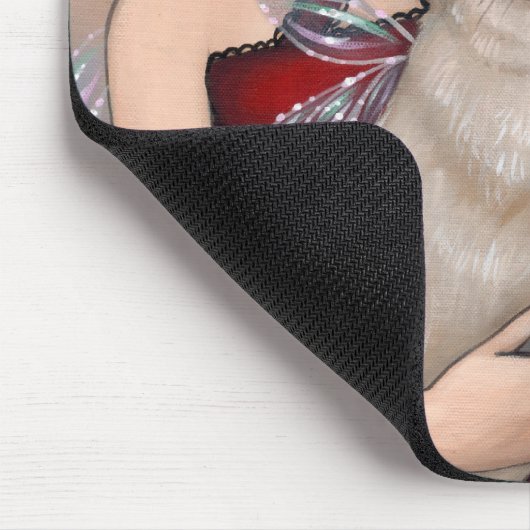 "Winged Frettchen" Mousepad (Ecke)