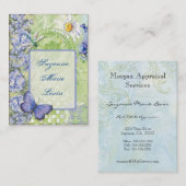 Winged Gänseblümchen-Visitenkarten der Juwel-n Visitenkarte (Vorne/Hinten)