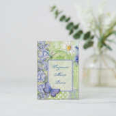 Winged Gänseblümchen-Visitenkarten der Juwel-n Visitenkarte (Stehend Vorderseite)