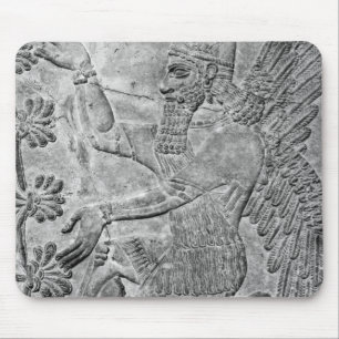 Winged Geister, die den heiligen Baum anbeten Mousepad