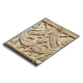 Winged Genies, Assyrian Zeitraum, c.750 BC Notizblock (Linke Seite)