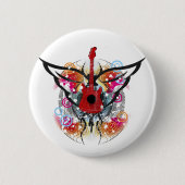 Winged Gitarre Button (Vorderseite)