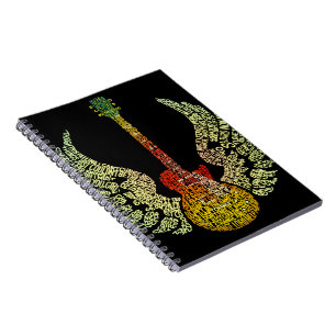 Winged Gitarre Notizblock
