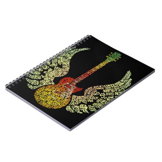 Winged Gitarre Notizblock (Linke Seite)