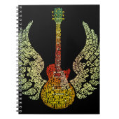 Winged Gitarre Notizblock (Vorderseite)