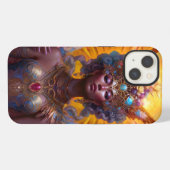 Winged Goddess Fantasy Art iPhone Hülle (Rückseite (Horizontal))