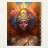 Winged Goddess Fantasy Art Planer (Rückseite)