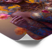 Winged Goddess Fantasy Art Poster (Ecke)