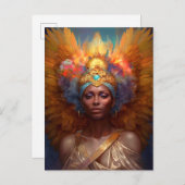 Winged Goddess Fantasy Art Postkarte (Vorne/Hinten)