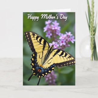 Winged Happy Mothers Day Card Karte