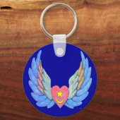 Winged Heart Keychain Schlüsselanhänger (Vorderseite)