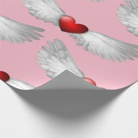 WINGED HERART Wrapping Paper Geschenkpapier (Ecke)