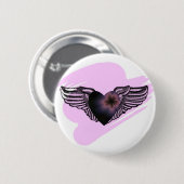 Winged Herz Button (Vorne & Hinten)