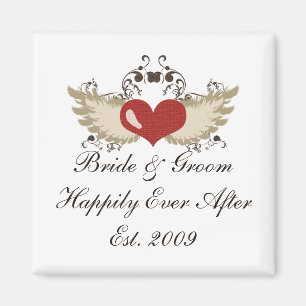 Winged Herz-kundenspezifischer Magnet