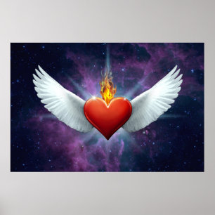 Winged Herz Poster