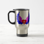 Winged Herz-Reise-Tasse Reisebecher (Links)