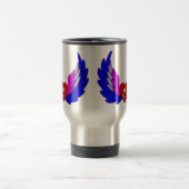 Winged Herz-Reise-Tasse Reisebecher (Mittel)