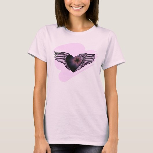 Winged Herz T-Shirt (Vorderseite)