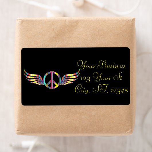 Winged Hippie Peace Symbol Thunder_Cove (Insitu)