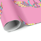 Winged Hippie Peace Symbol Thunder_Cove Geschenkpapier (Rolleneckpunkt)