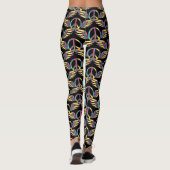Winged Hippie Peace Symbol Thunder_Cove Leggings (Rückseite)