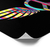 Winged Hippie Peace Symbol Thunder_Cove Poster (Ecke)