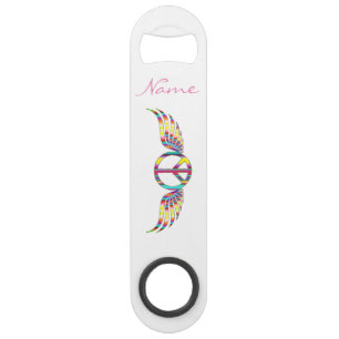 Winged Hippie Peace Symbol Thunder_Cove Speed Flaschenöffner
