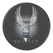 Winged Hockey Eishockey Puck (Vorderseite)