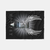 Winged Hockey Fleecedecke (Vorderseite (Horizontal))