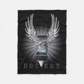 Winged Hockey Fleecedecke (Vorderseite)